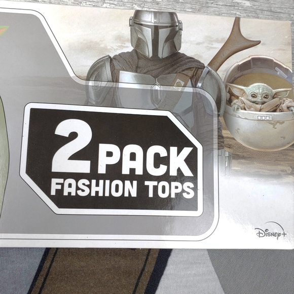 NWT Mandalorian 2pk T-Shirt Licensed Boys' Size 4 - Picture 7 of 8